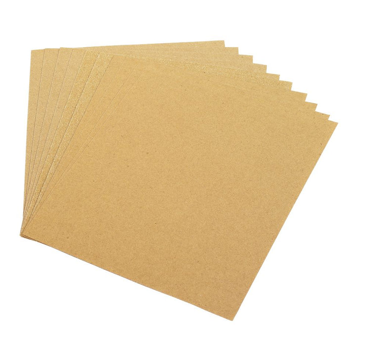 Oakey, papeles de lija sin perforar de varios granos de 280 x 230 mm, pack de 10