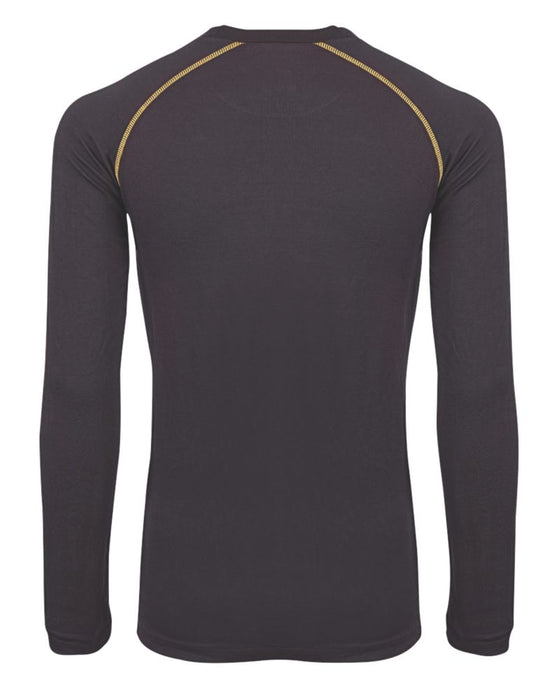 Site ACS24 Long Sleeve Base Layer Top Black Large 40" Chest