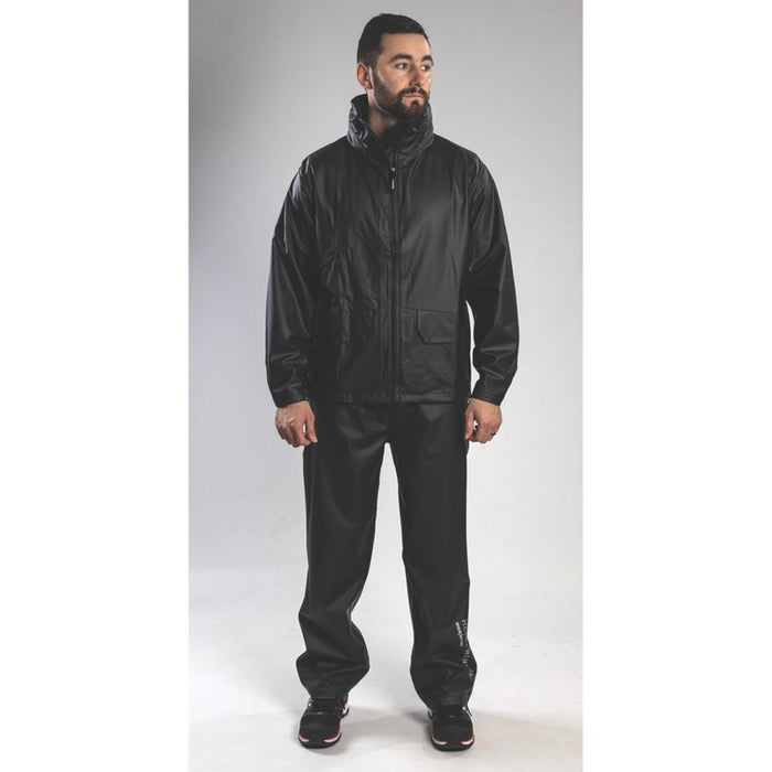 Helly Hansen Voss Jacket Black Waterproof Medium Size 38" Chest