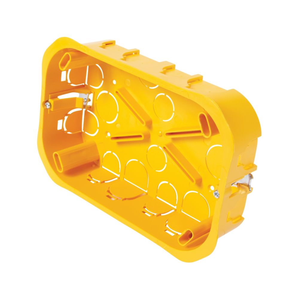 16Entry Rectangular Recessed Junction Box for Drywall with Entries