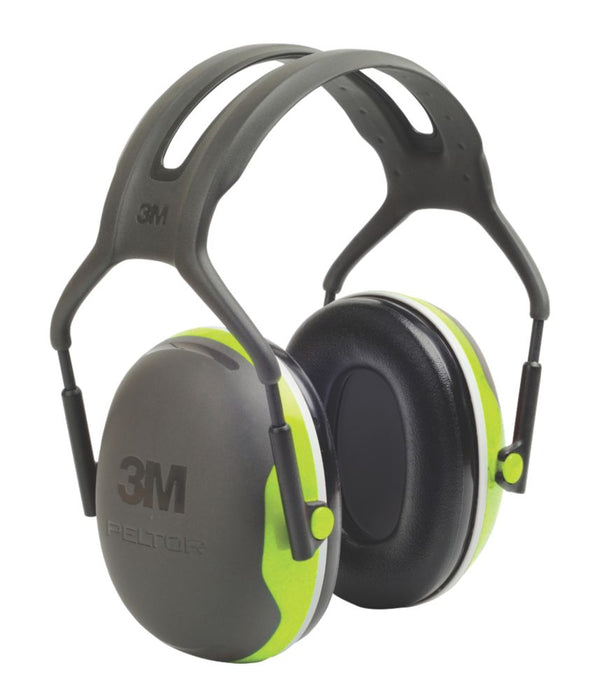 3M Peltor X4A, protectores auditivos, negro/verde, SNR de 33 dB