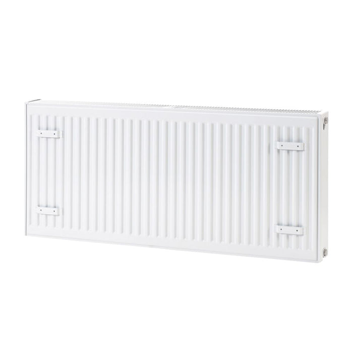 Radiateur eau chaude à double panneau Flomasta type 22 500 x 1000mm blanc