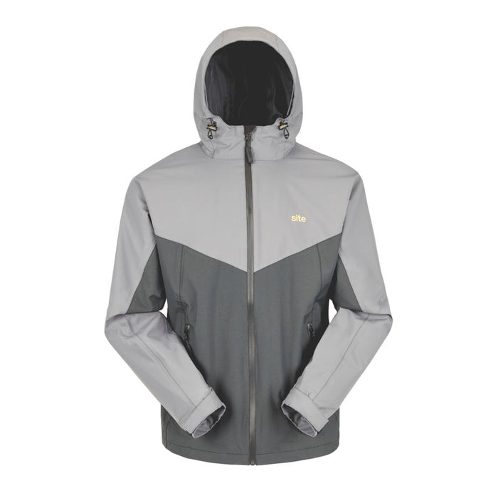 Site Messner, chaqueta, negro/gris, talla XL (pecho 54")