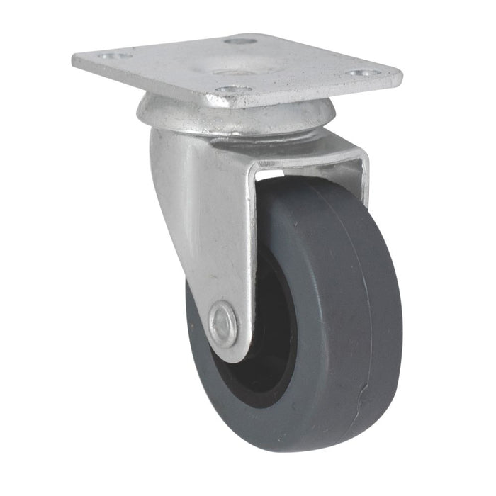 Rueda De Acero Giratoria 8 X 3 Pulgadas - Alta Resistencia, Tipo 5380S-A1-SS, Para Carritos O Equipo