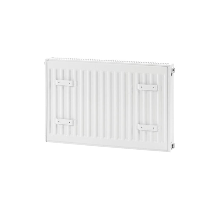 Radiateur eau chaude à double panneau plus Flomasta type 21 400 x 600mm blanc