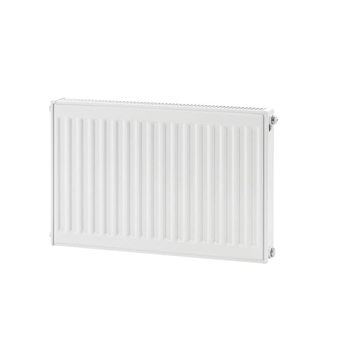 Radiateur eau chaude à double panneau plus Flomasta type 21 400 x 600mm blanc