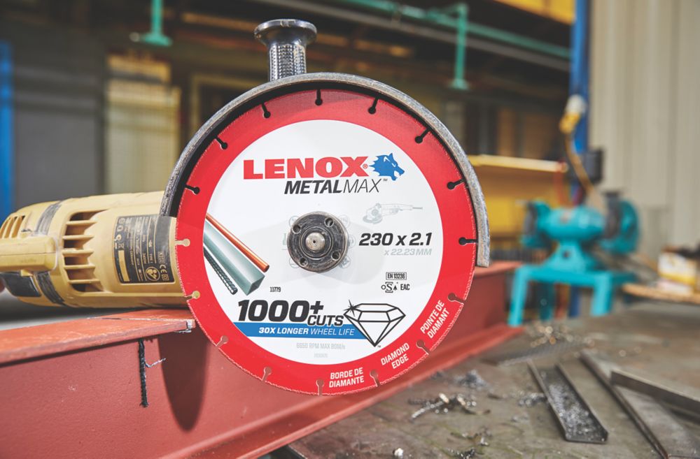 Lenox, disco de corte de diamante para metales Metalmax de 230 x 22,2 mm