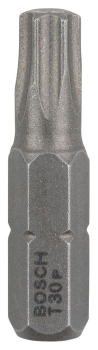 Bosch, puntas para destornillador TX30 con vástago hexagonal de 1/4" de 25 mm, pack de 3