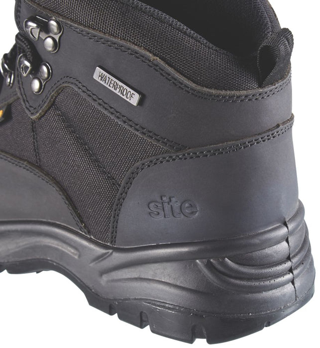 Site Onyx   Safety Boots Black Size 7