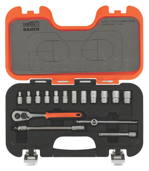 Bahco S160 14" Drive Socket Set 16 Pcs