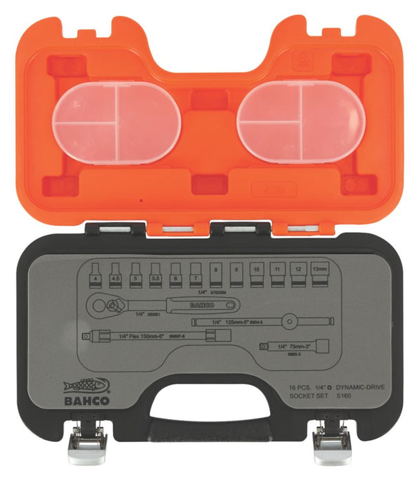 Bahco S160 14" Drive Socket Set 16 Pcs