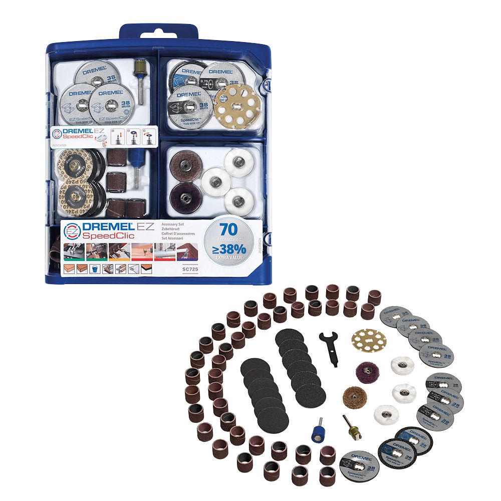 Dremel DSM705 EZ SpeedClic Multi Tool Accessory Set 70 Screwfix EU dremel-dsm705-ez-speedclic-multi-tool-accessory-set-70-screwfix-eu