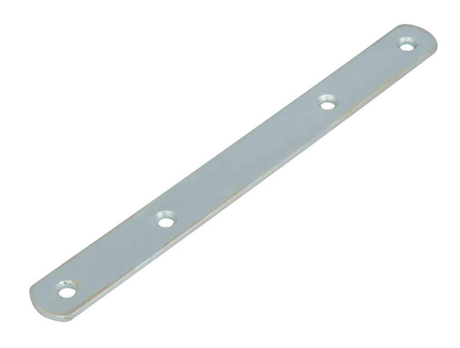 Hafele Door Panel Connecting Plates Zinc-Plated  192mm x 19mm x 3mm 2 Pack