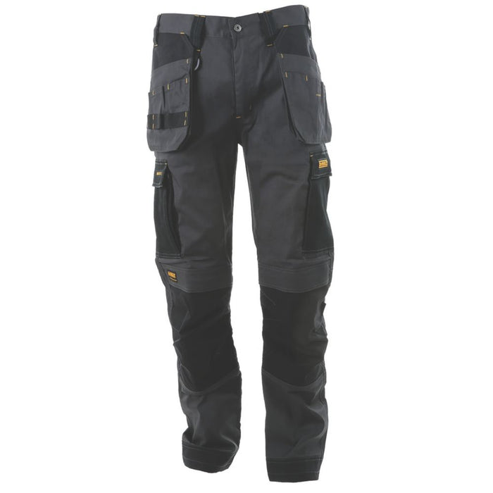 Spodnie robocze z kieszeniami kaburowymi DeWalt Barstow grafitowoszare W40 L29