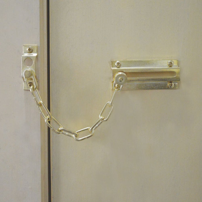 Smith & Locke - Cadena de seguridad para puerta, latón pulido, 86 mm