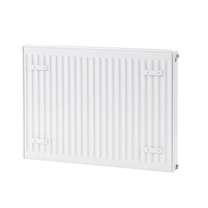 Radiateur eau chaude à double panneau plus Flomasta type 21 600 x 800mm blanc