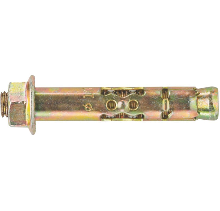 Rawlplug Rawlok Sleeve Anchors Zinc-Plated & Yellow-Passivated 12mm x 100mm M10 10 Pack