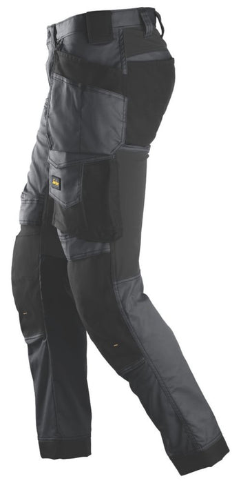 Spodnie elastyczne Snickers AllroundWork szaro-czarne W38 L32