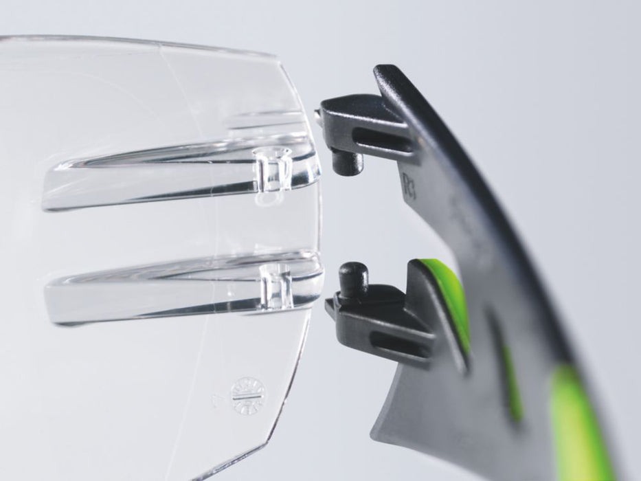 Uvex Pheos, gafas de seguridad de estilo deportivo con lente transparente