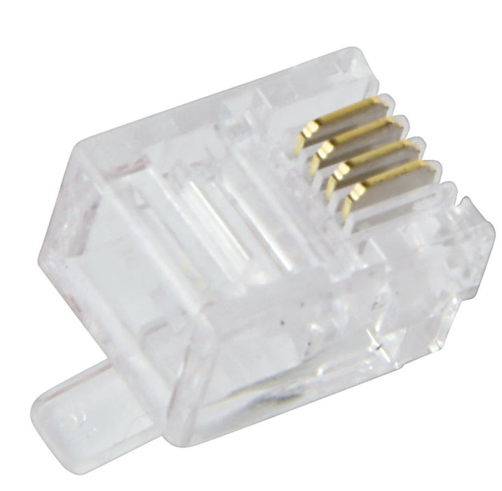 Fiche de connexion RJ11 6P/4C Philex, lot de 100