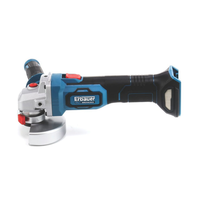 Erbauer EAG18-Li 18V Li-Ion EXT  Brushless Cordless Angle Grinder - Bare