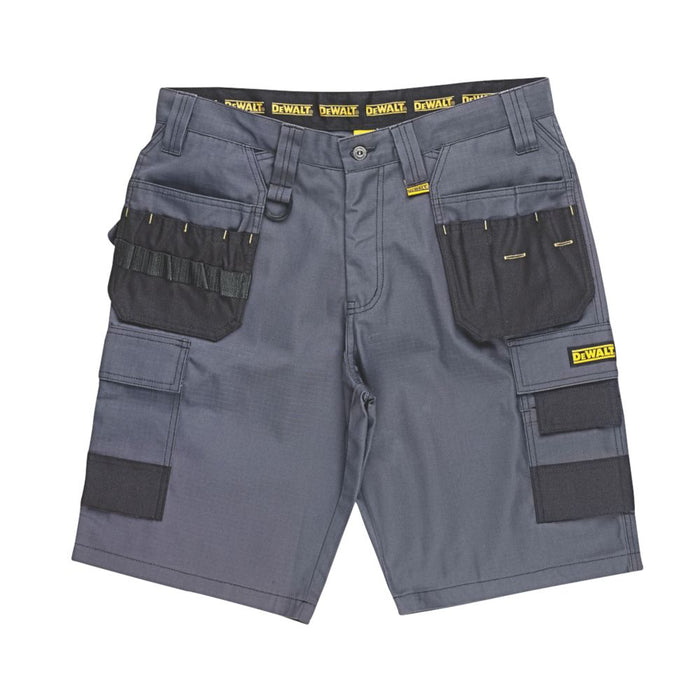 DeWalt Ripstop, pantalón corto multibolsillo, gris/negro (cintura 30")