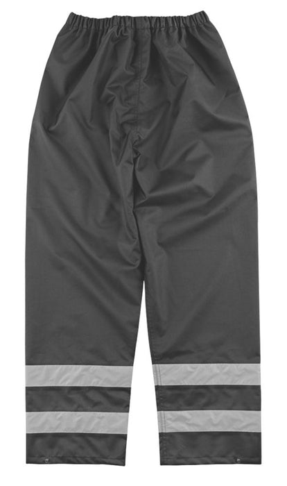 Site Shoal, sobrepantalón impermeable, negro, talla L (cintura 27-46", largo 30")