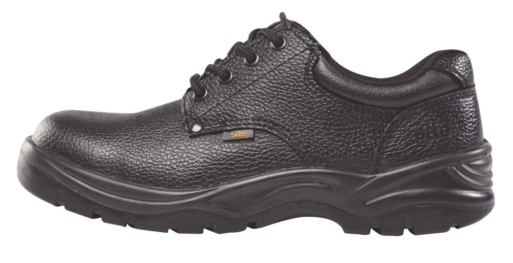 Site Coal   Safety Shoes Black Size 7