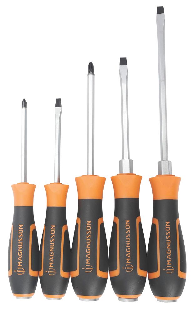 Magnusson Mixed Chisel Screwdriver Set 5 Pcs — Screwfix EU