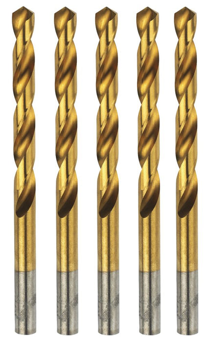 Erbauer   Straight Shank Ground HSS Drill Bits 10 x 133mm 5 Pack