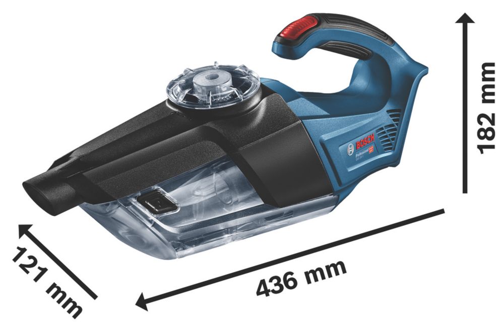 Bosch GAS18 V-1 Professional 18V Li-Ion Coolpack  Cordless Vacuum Cleaner - Bare
