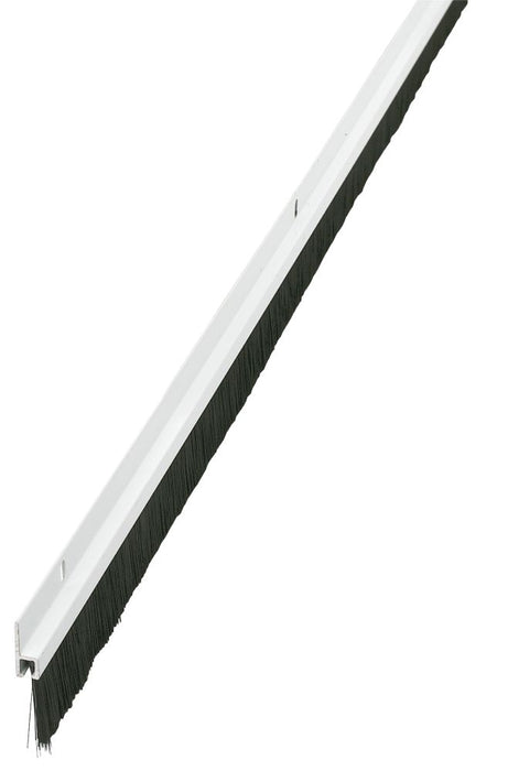 Stormguard - Junta con cepillo de alta resistencia, blanco, 0,91 m