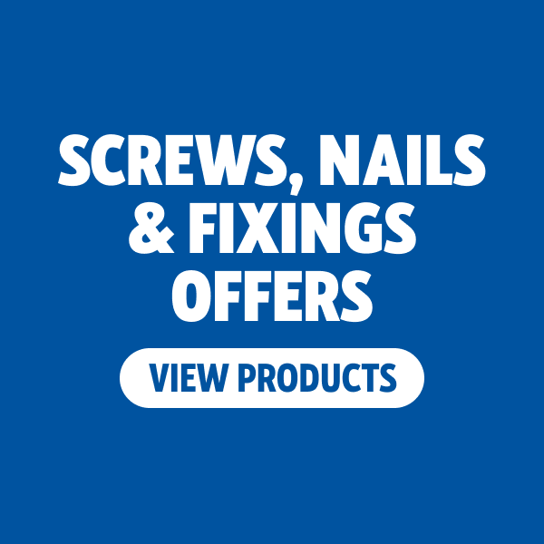 Screws, nails & fixings offers