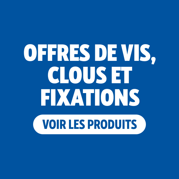 Offers de vis, clous et fixations