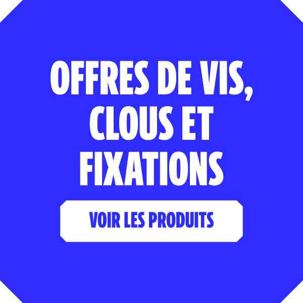 Offers de vis, clous et fixations