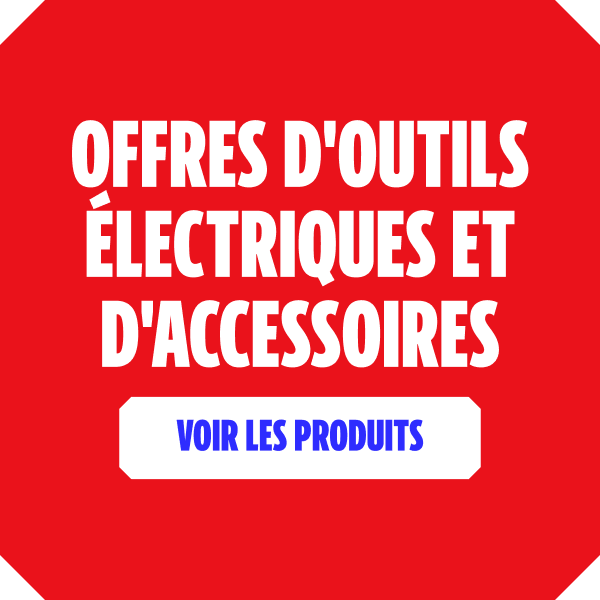 Offres d'outils électriques et d'accessoires