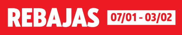 Rebajas 07/01 - 03./02