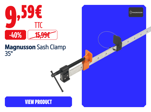 Save 40% Magnusson  Sash Clamp 35" 9.59 € 