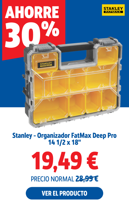 Ahorre 30%, Stanley - Organizador FatMax Deep Pro 14 1/2 x 18", 19.49 €