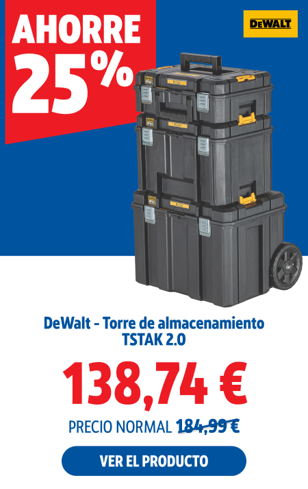 Ahorre 25%, DeWalt - Torre de almacenamiento TSTAK 2.0, 138.74 €