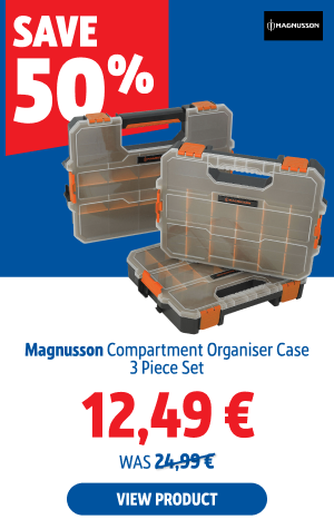 Save 50% Magnusson  Compartment Organiser Case 3 Piece Set 12.49 € 